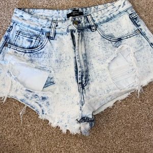 Acid base shorts from forever 21